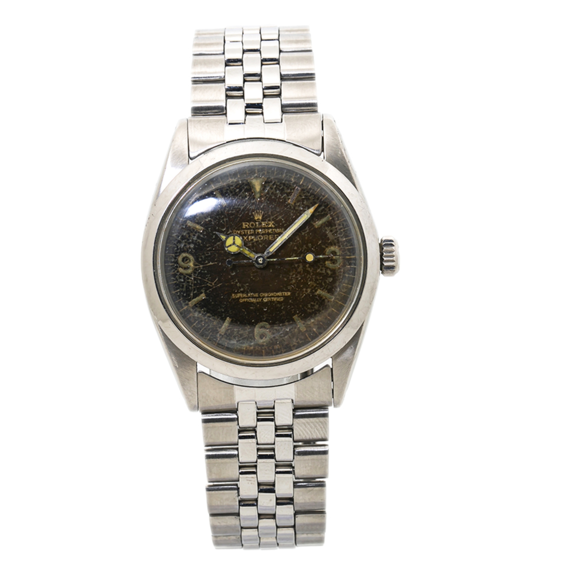 Rolex Explorer 1016 1966 Original Complete Gilt Tropical Jubilee