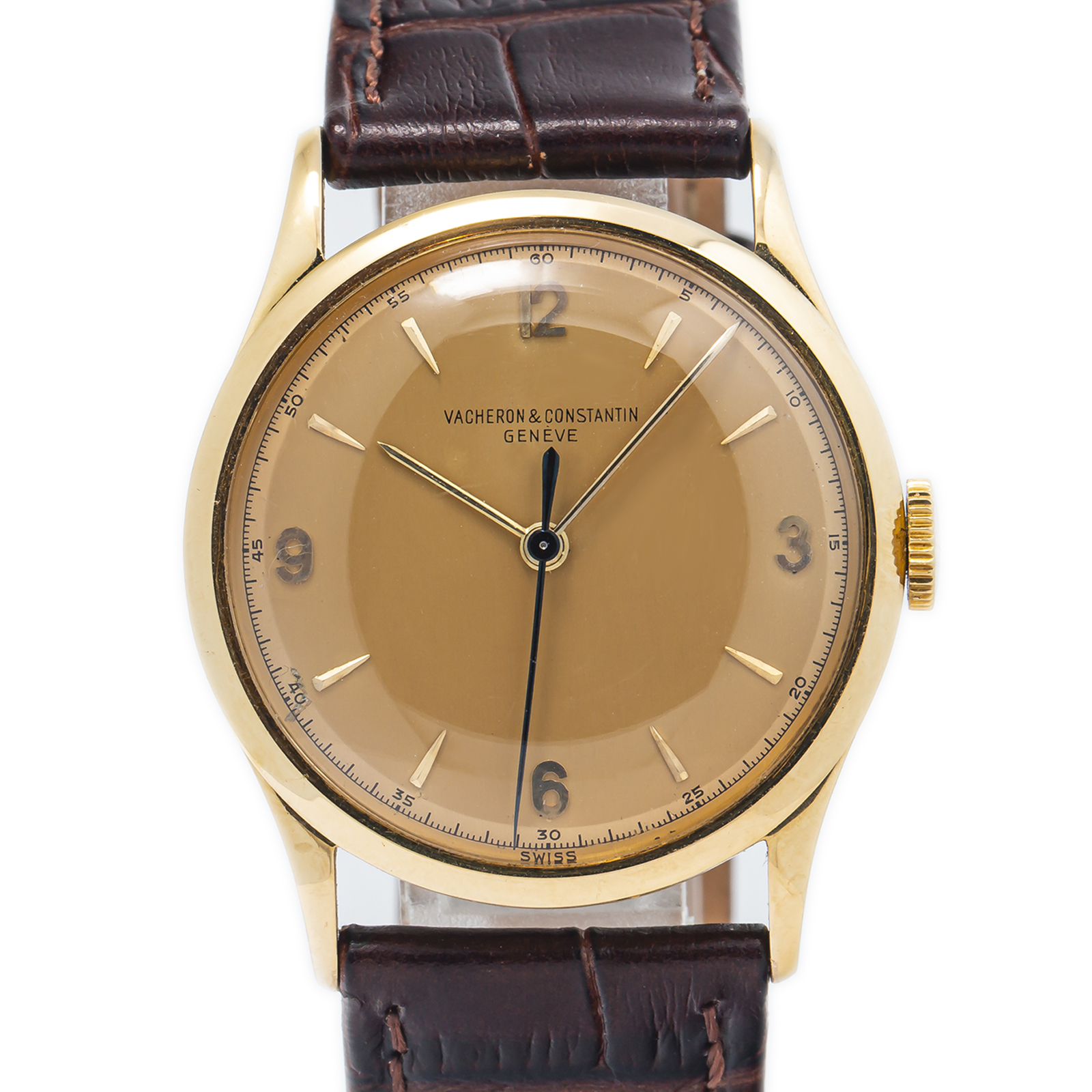 Vacheron Constantin V454 VINTAGE 18k YellowGold Champagne Dial