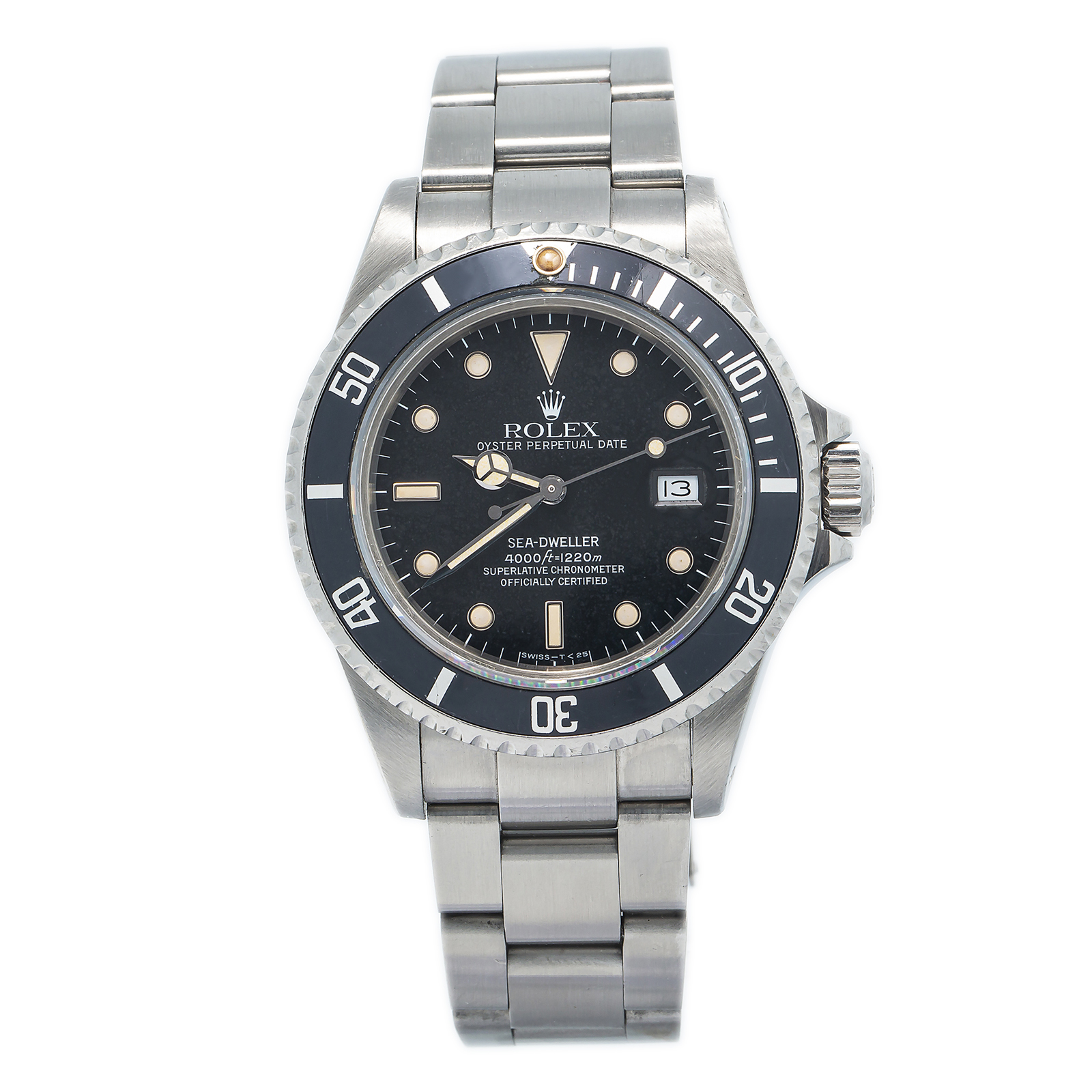 Rolex Sea-Dweller 1987 Vintage 16660 Triple Six Patina Dial Bezel