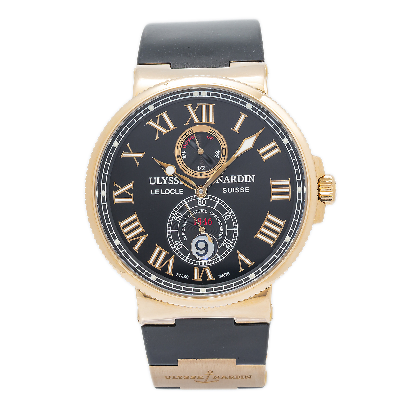Ulysse Nardin Maxi Marine Chronometer 266-67 18k Rose Gold Men