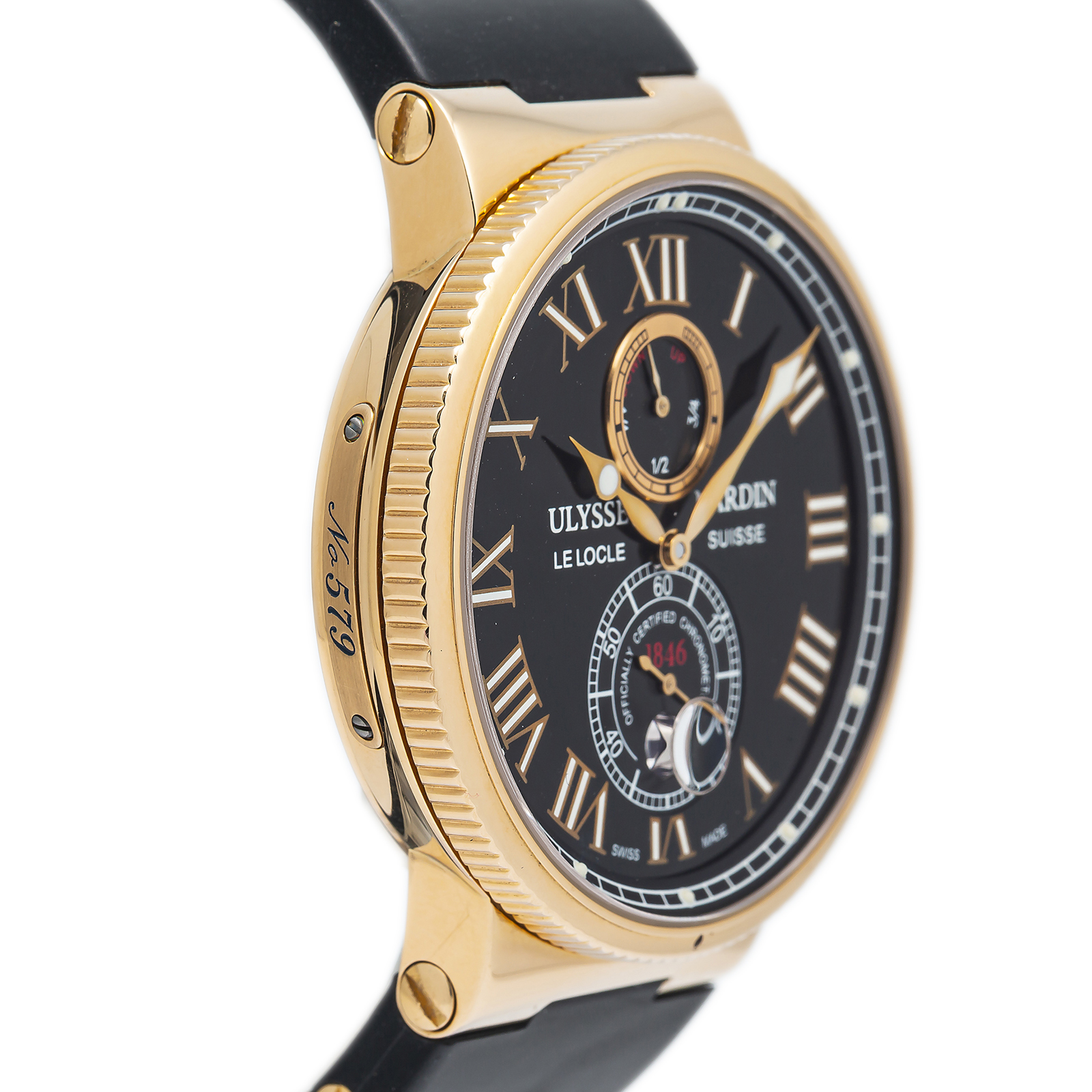 Ulysse Nardin Maxi Marine Chronometer 266-67 18k Rose Gold Men