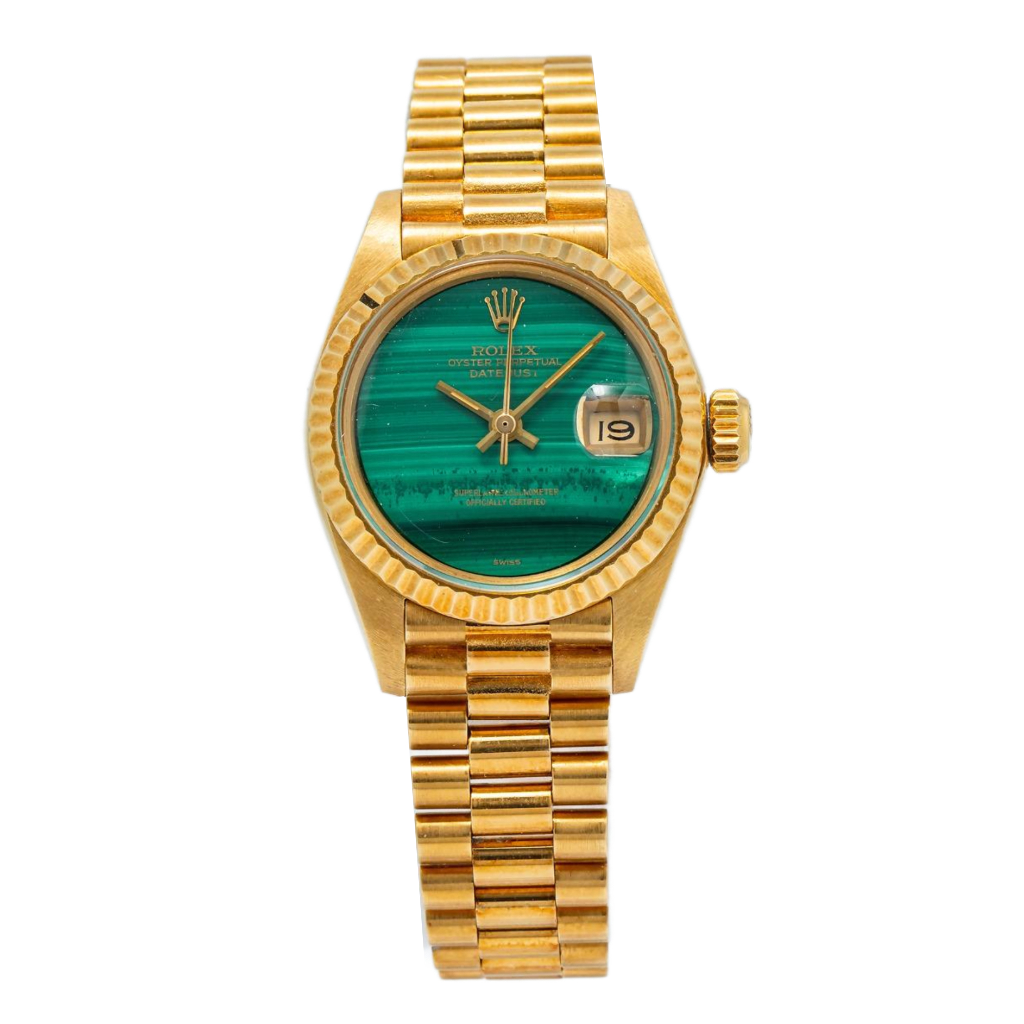 Rolex Datejust 6917 President Malachite Dial Unpolished 1983
