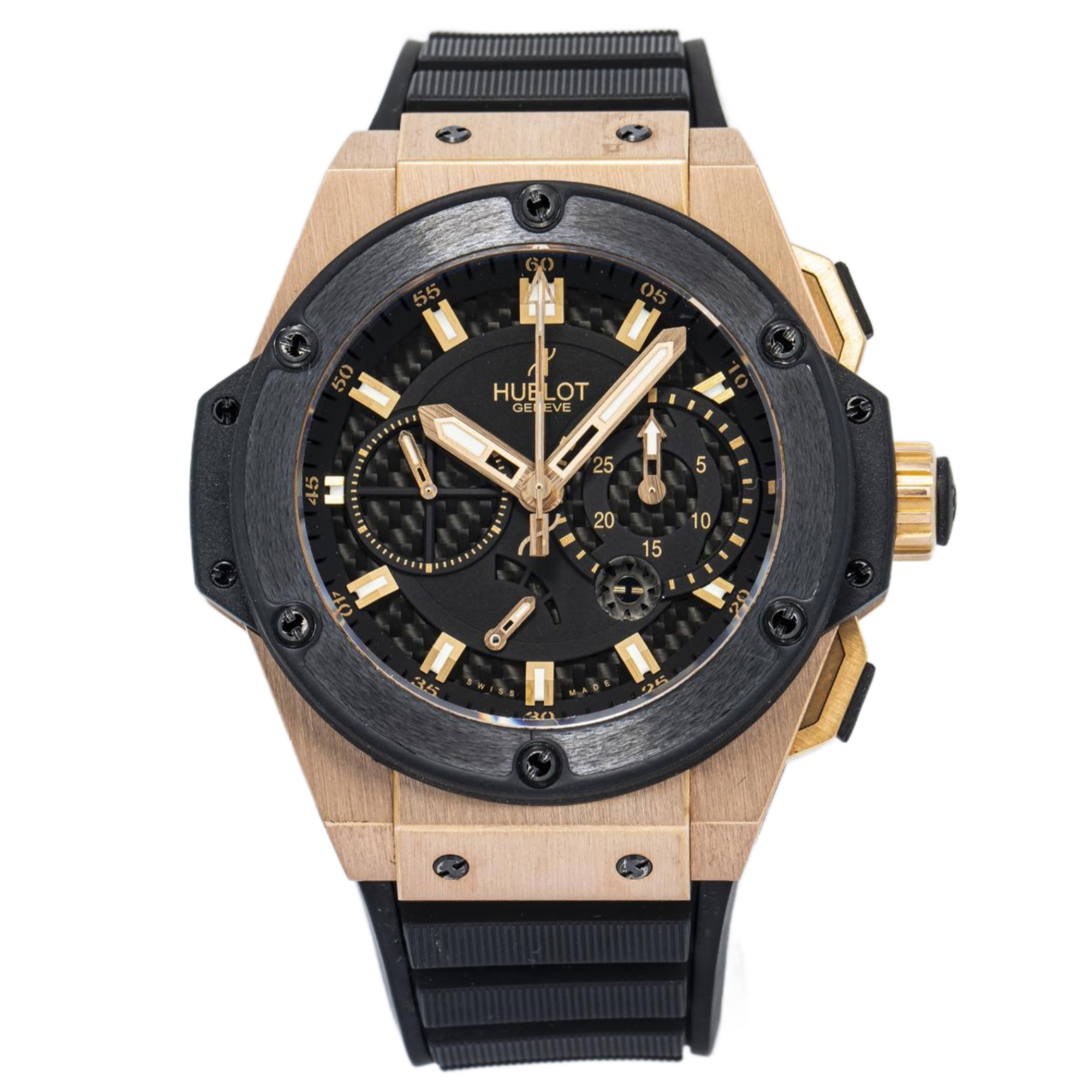 Hublot King Power ブラック ゴールド Hublot King Power 709.OM.1780.RX Limited Edition 18k Rose Gold