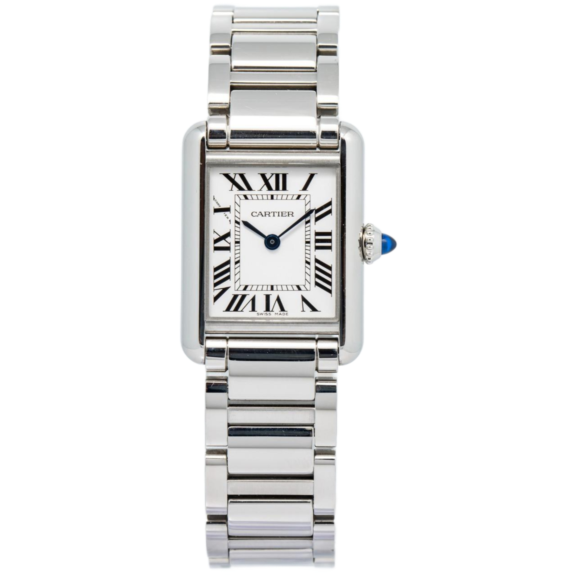 Cartier Tank Must 4322 WSTA0051 MINT Silver Dial Quartz Ladies