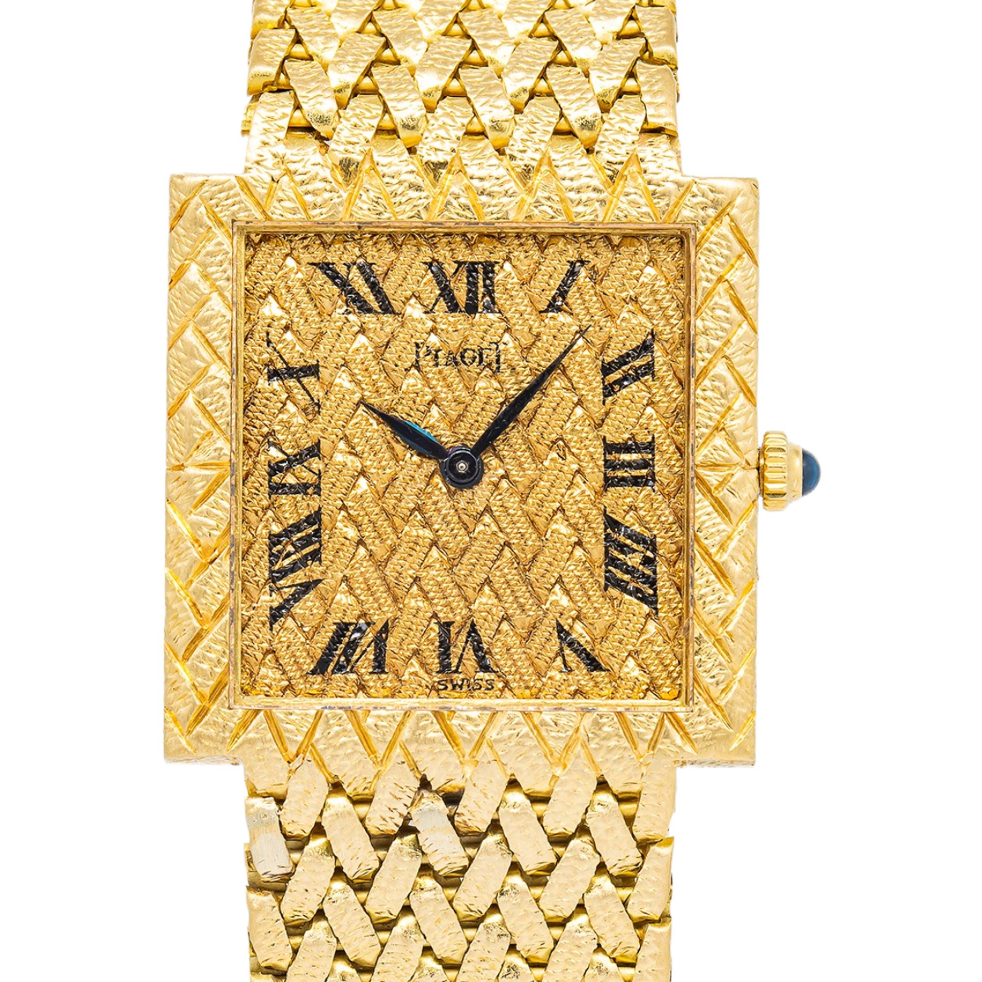 Piaget Vintage 9133P5 18K Textured Gold Manual Winding Ladies