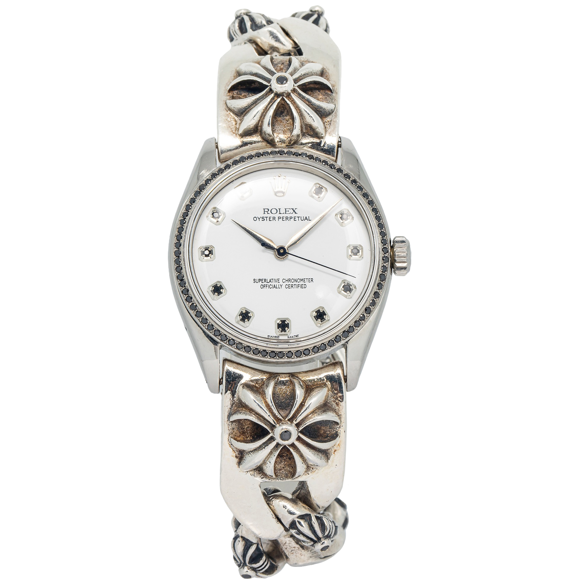 Rolex Oyster Perpetual Chrome Hearts 6480 SS-Sterling Silver