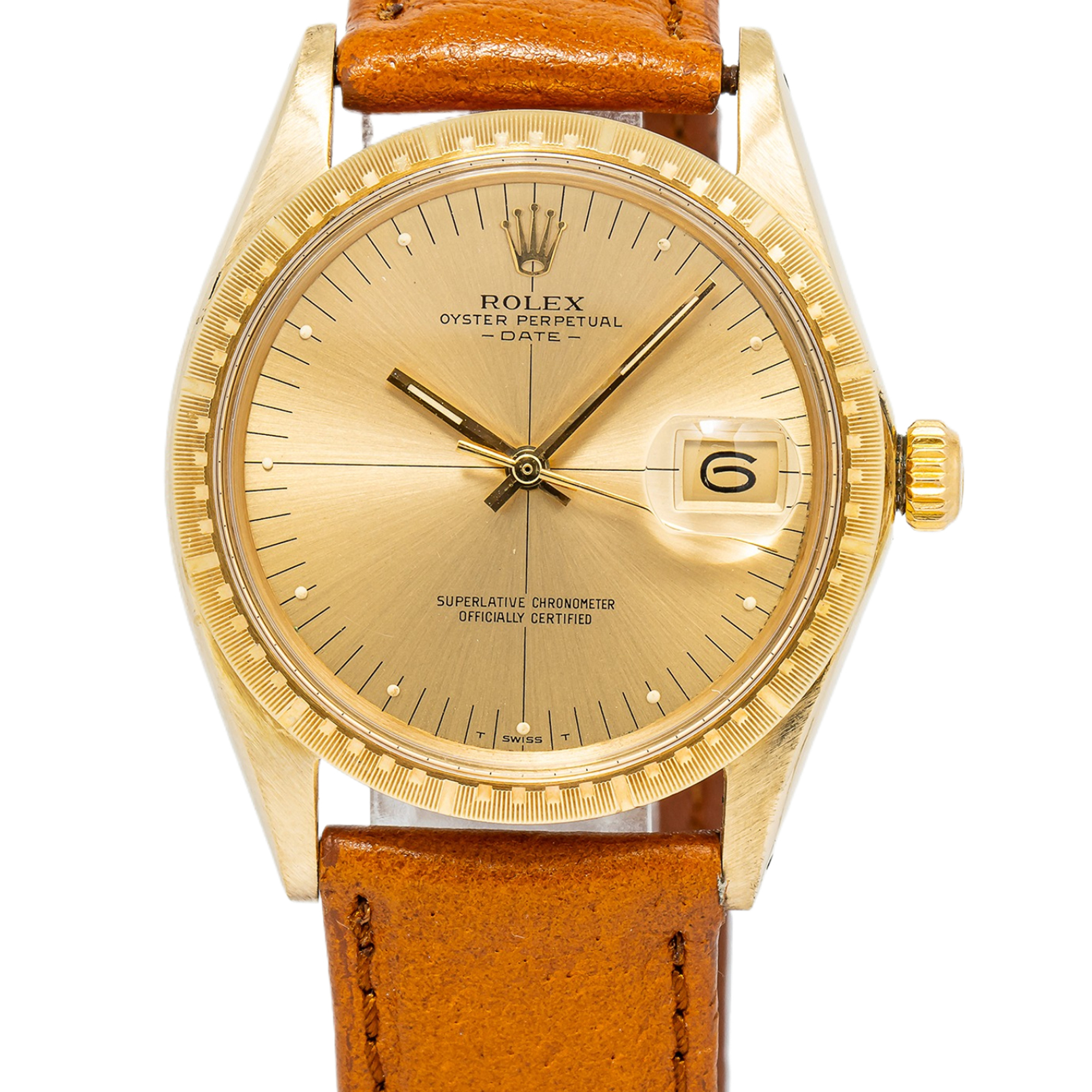 Rolex Oyster Perpetual Date 1512 Zephyr Champagne Dial Auto Men's