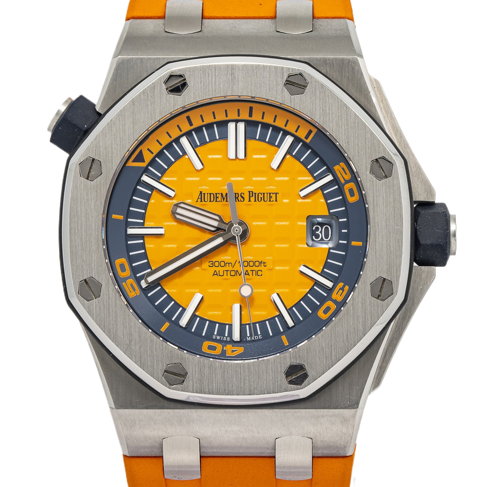 Audemars Piguet Royal Oak Offshore Diver 15710ST Auto Orange Dial