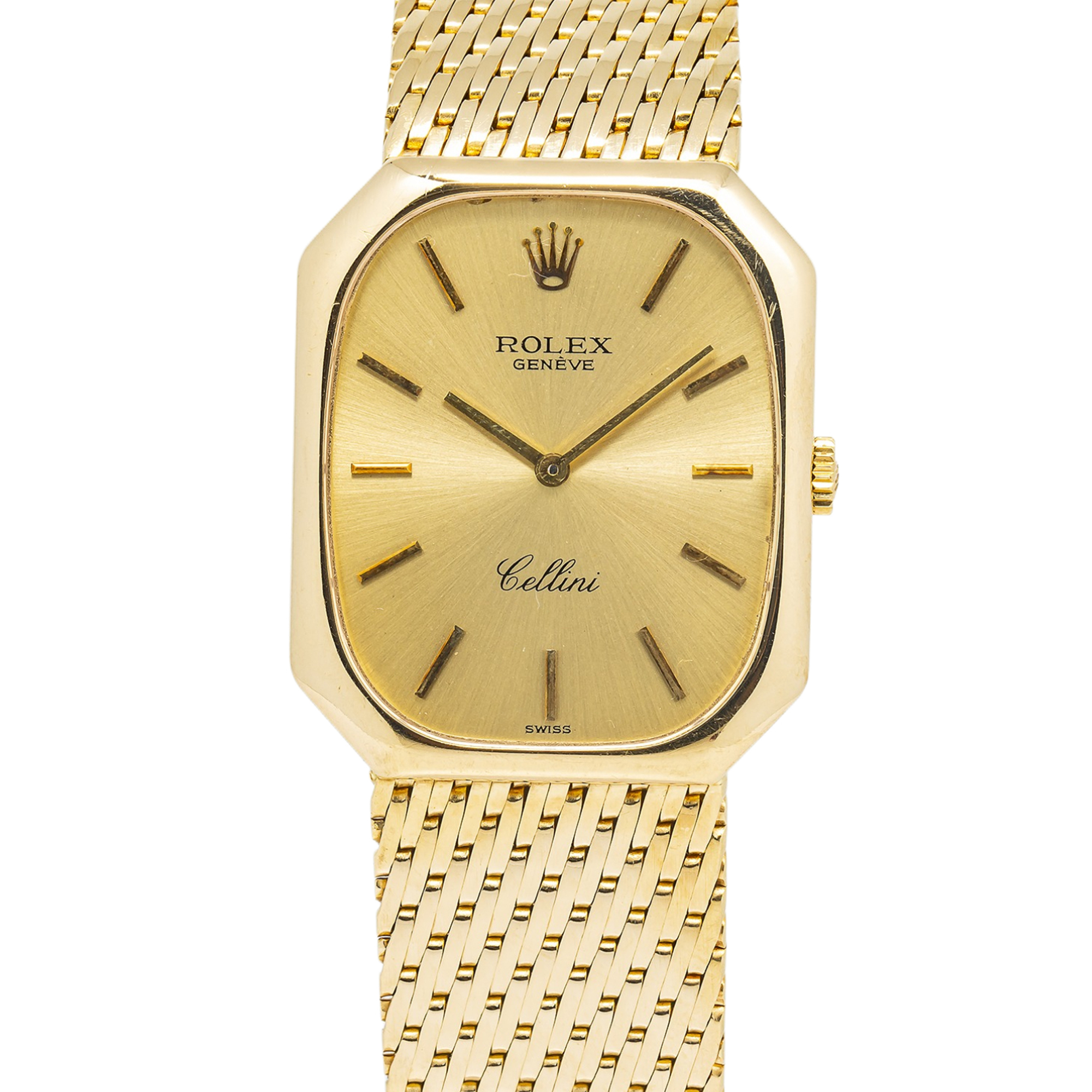 Rolex Cellini 4336 18k Yellow Gold Manual Winding Champagne Dial