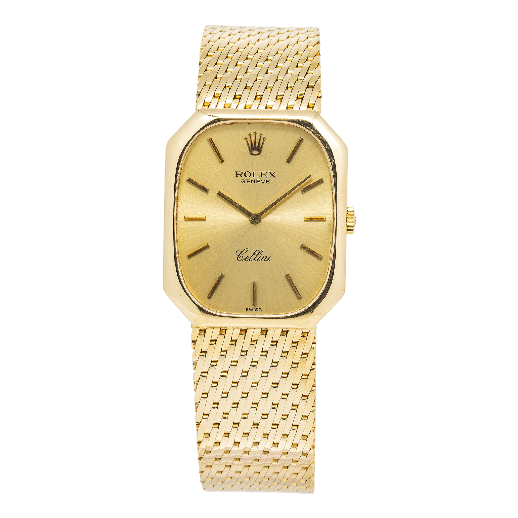 Rolex Cellini 4336 18k Yellow Gold Manual Winding Champagne Dial