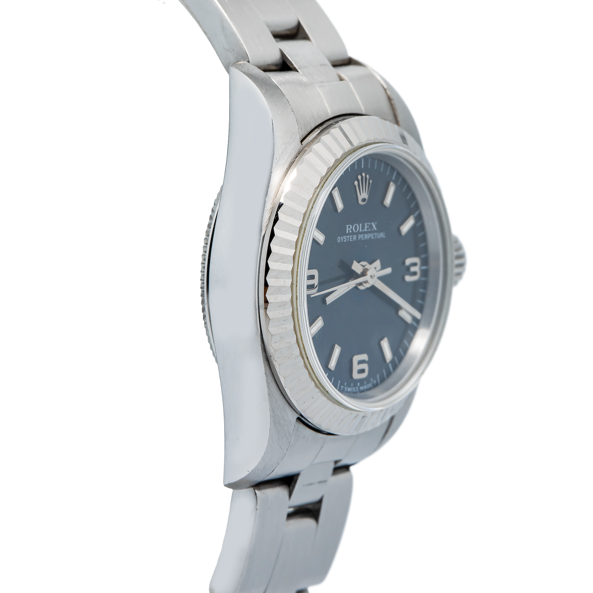 Rolex Oyster Perpetual 67194 Auto Stainless Steel Blue Dial