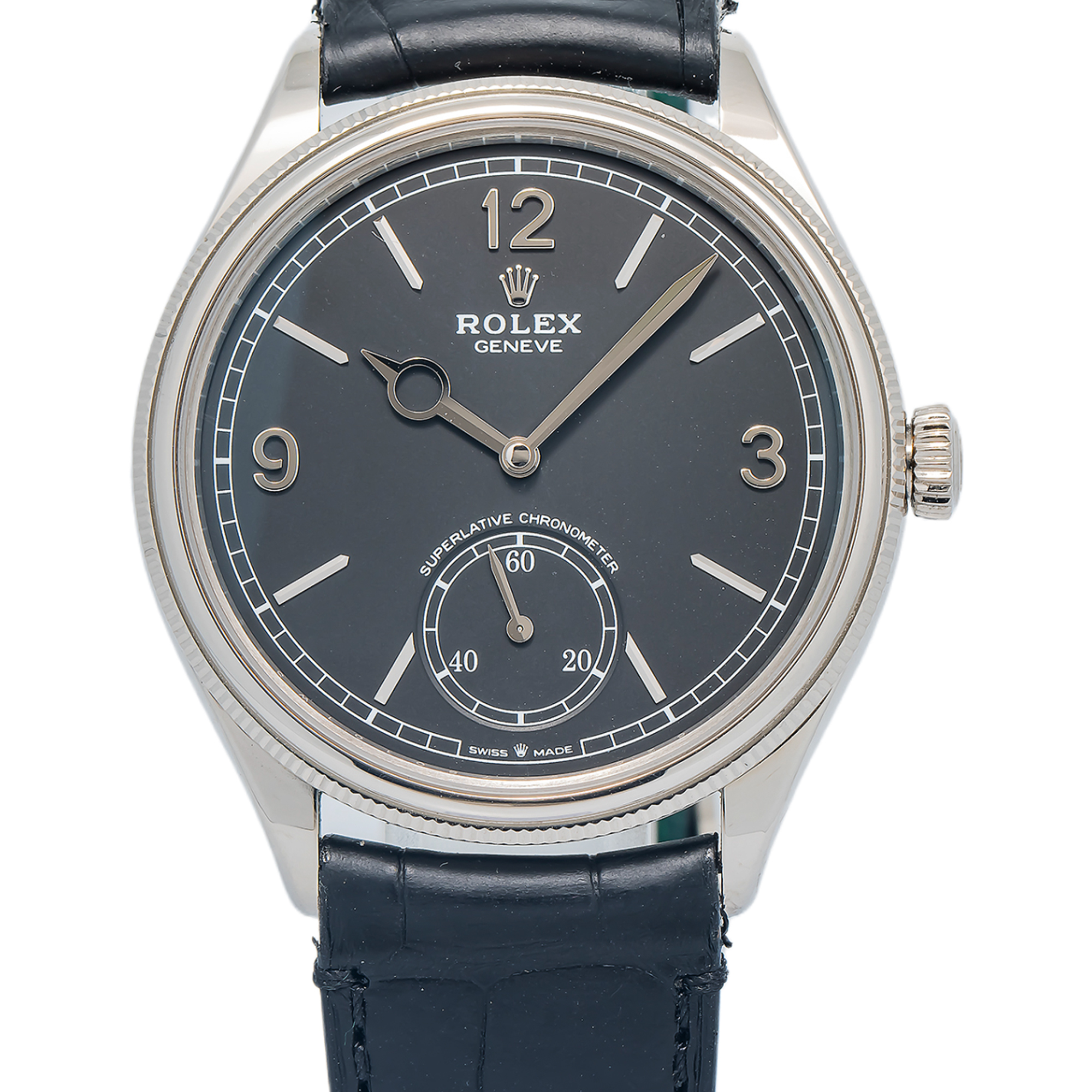 Rolex Perpetual 1908 52509 UNWORN 2023 COMPLETE 18K White Gold