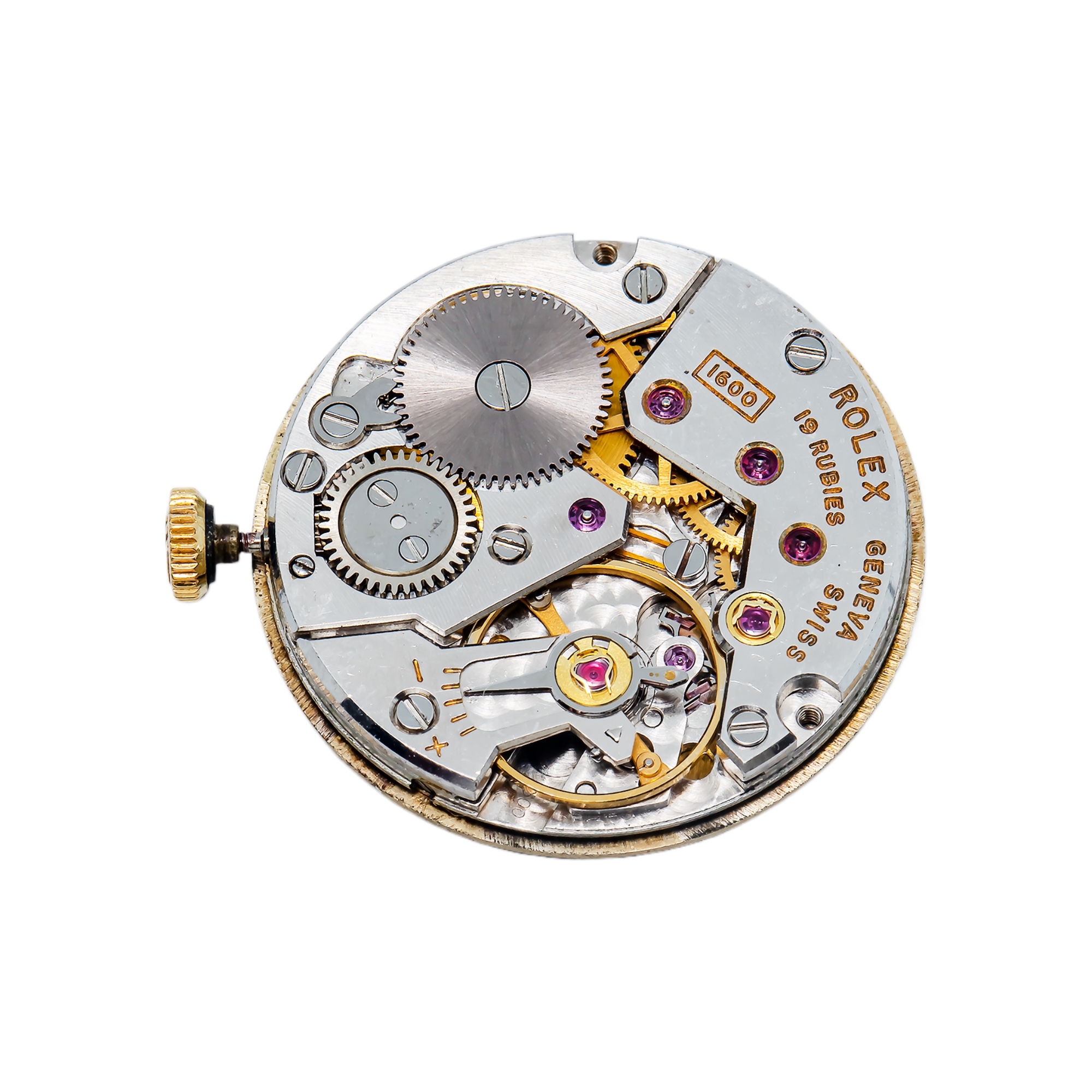 Rolex Genuine Cellini Cal.1600 Movement and Case 18k Yellow Gold