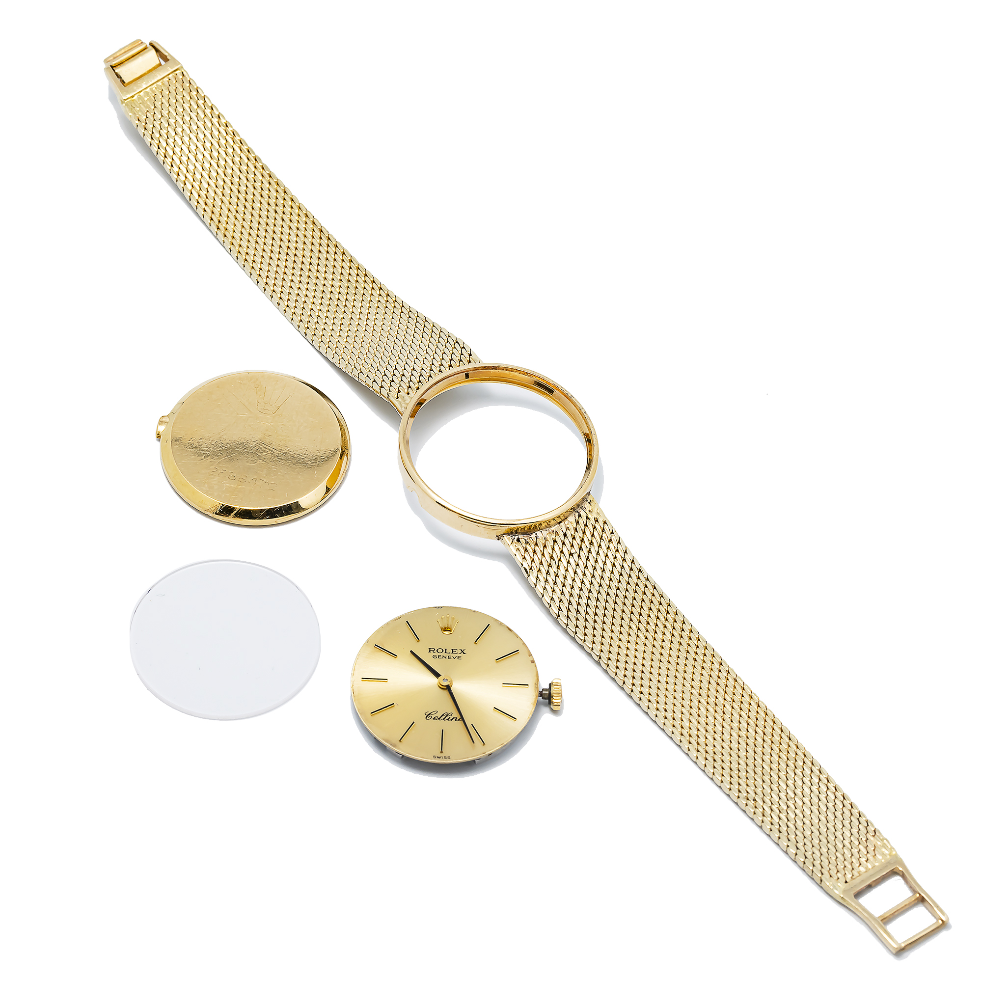 シ*ン様 Rolex cellini 3802 caliber 1600 18k Rolex Genuine Cellini Cal.1600 Movement and Case 18k Yellow Gold